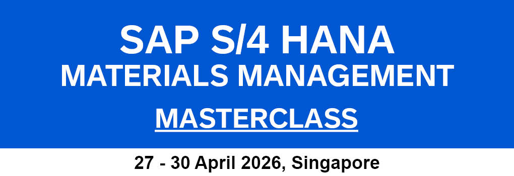 SAP S/4 HANA Materials Management (MM) Masterclass 2026